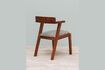 Miniatura Silla Ellis de madera oscura 3