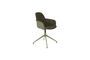 Miniatura Silla giratoria de tela verde Albert Kuip Clipped