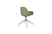 Miniatura Silla giratoria de tela verde Albert Kuip 6