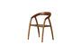 Miniatura Silla Lennor de madera oscura Clipped