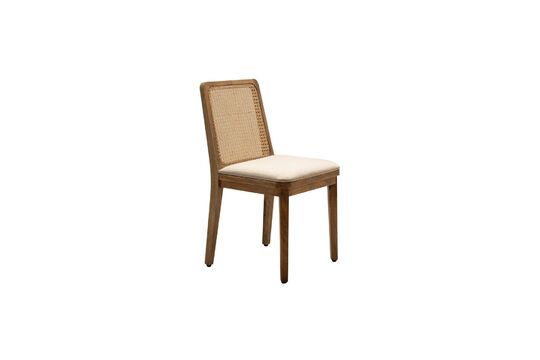 Silla Pablo de madera oscura Clipped