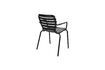 Miniatura Sillón aluminio negro Vondel 8