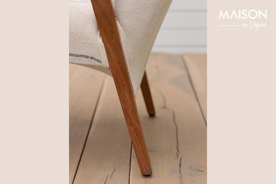 El material de madera no sólo añade un toque cálido a su decoración