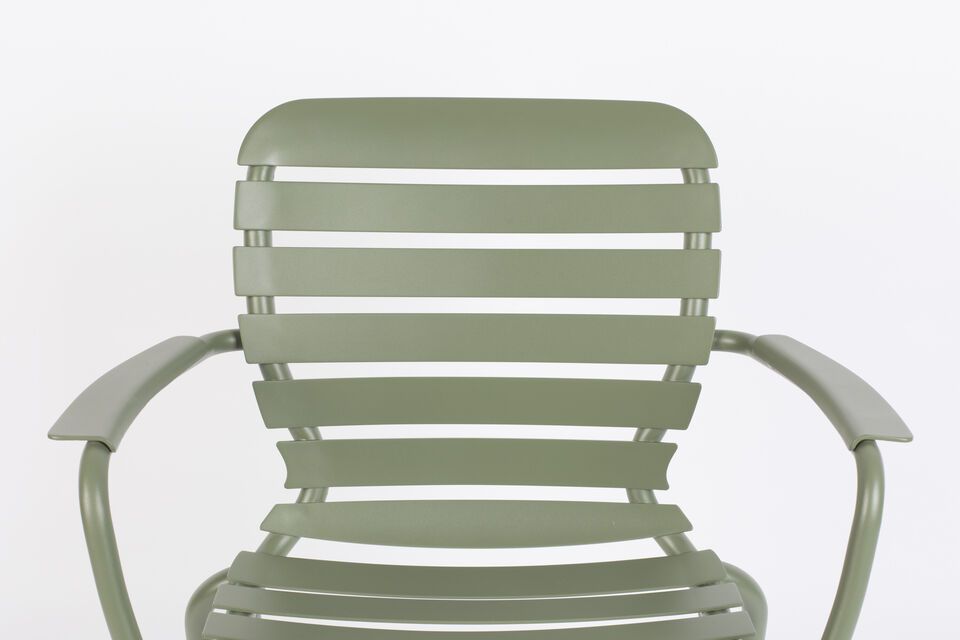 Sillón de aluminio verde Vondel - 8