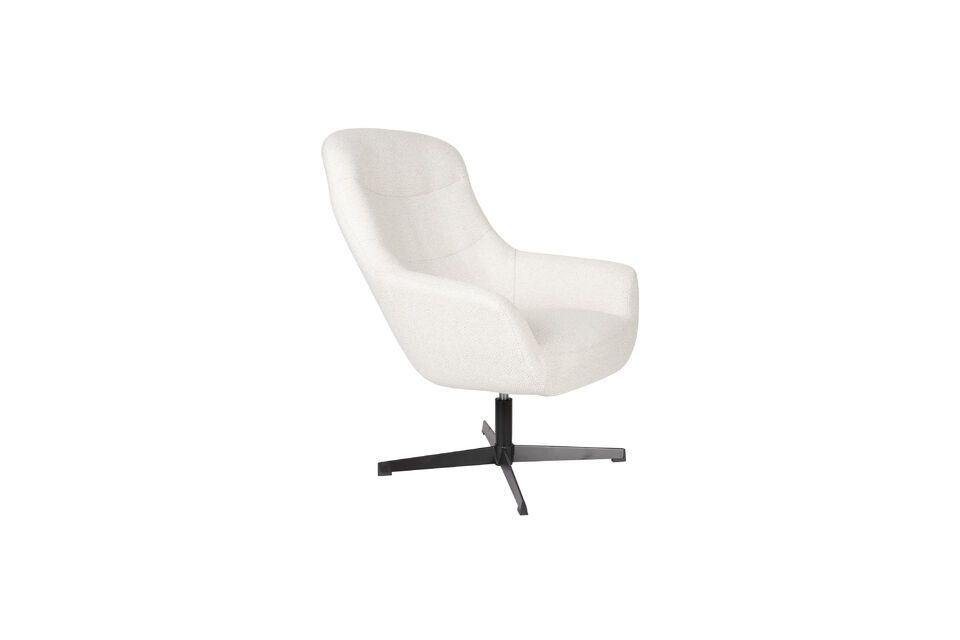 Sillón de plástico blanco Yuki White Label