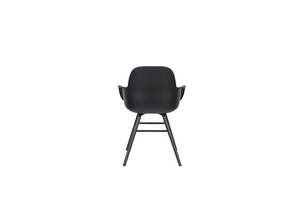 Sillón de plástico negro Albert Kuip - 5