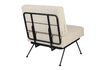 Miniatura Sillón de tela beige Bowie 8