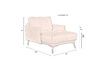 Miniatura Sillón de tela beige Harper 9