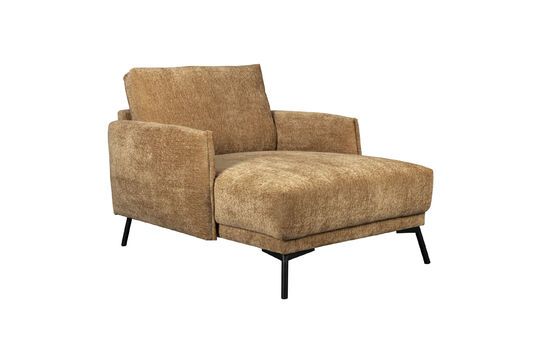 Sillón de tela beige Harper Clipped