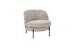 Miniatura Sillón de tela beige Miles 1