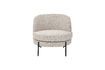 Miniatura Sillón de tela beige Miles 3