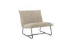 Miniatura Sillón de tela beige reciclada Cape 1