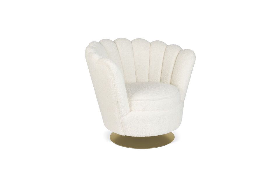 Sillón de tela blanco Shells Bold Monkey