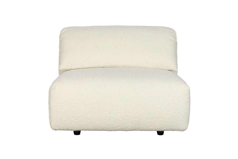 Sillón de tela blanco Wings Zuiver