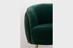 Miniatura Sillón de terciopelo verde oscuro Curvy 10