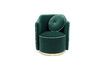 Miniatura Sillón de terciopelo verde oscuro Sassy 3