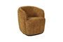 Miniatura Sillón Porterville en tejido bouclé camel Clipped