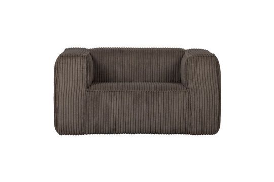 Sillón Ribcord marrón Bean Clipped