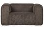 Miniatura Sillón Ribcord marrón Bean Clipped