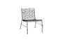 Miniatura Sillón String de metal negro Clipped