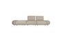 Miniatura Sofá 5 plazas tela beige Hunter Clipped