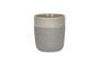 Miniatura Spiro gran vaso de gres blanco Clipped