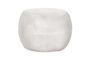 Miniatura Taburete pequeño de exterior Pebble de arcilla blanca Clipped