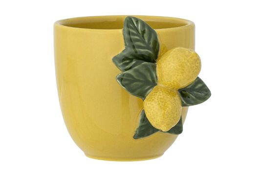 Taza de gres amarillo Limone Clipped