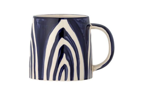 Taza de gres azul Shama Clipped