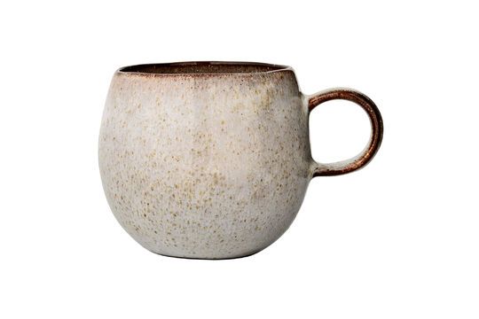 Taza de gres beige Sandrine Clipped