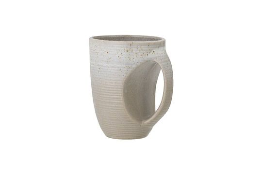 Taza de gres gris topo Clipped