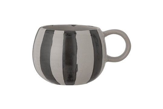 Taza de gres negro Serina Clipped