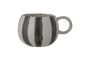 Miniatura Taza de gres negro Serina Clipped