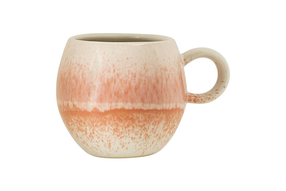 Taza de gres Paula naranja Bloomingville