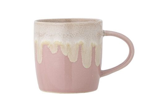 Taza de gres rosa Louisa Clipped