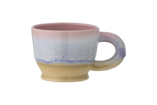 Taza de gres rosa Safie Clipped