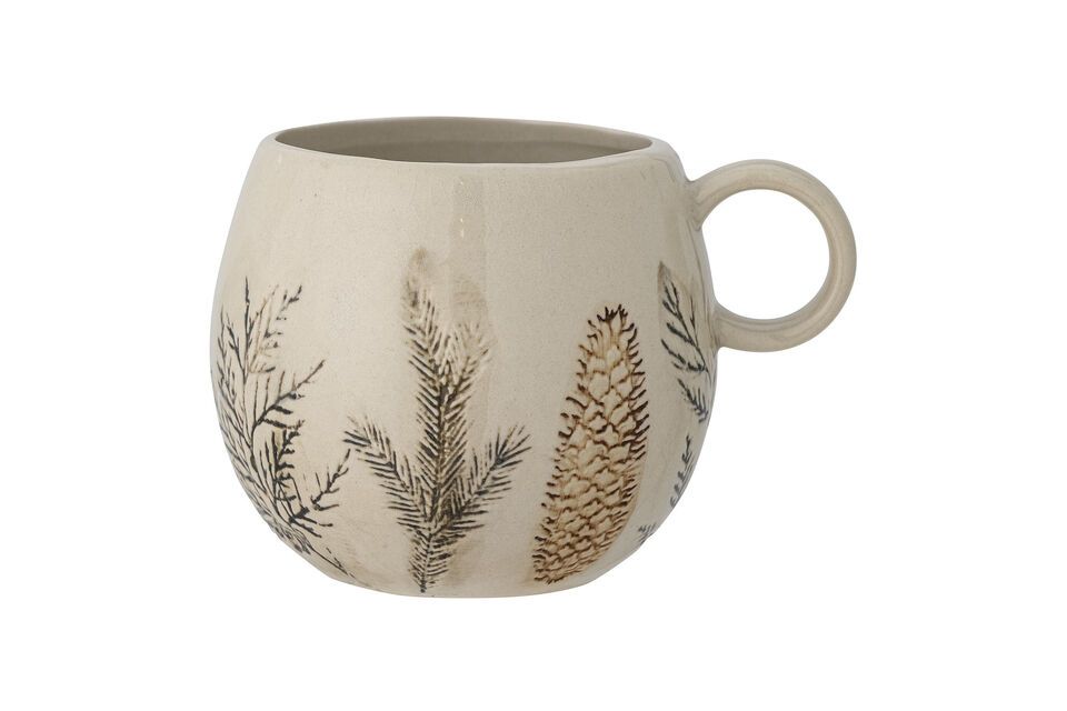 Taza de gres verde Hollie Bloomingville