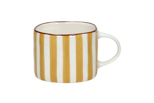 Taza de porcelana amarilla Mykonos Clipped