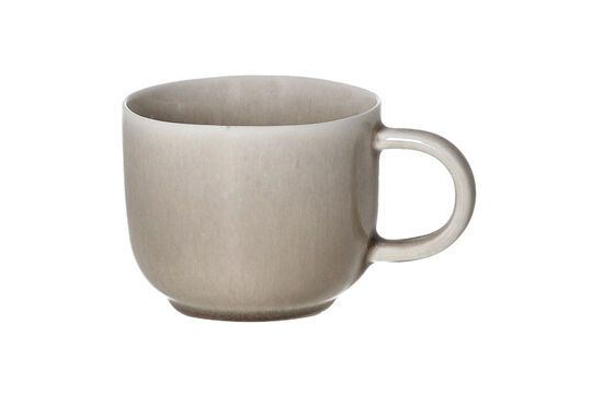 Taza de porcelana beige oscuro Biscotti Clipped