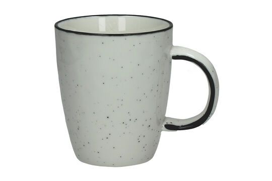 Taza de porcelana blanca Albahaca Clipped