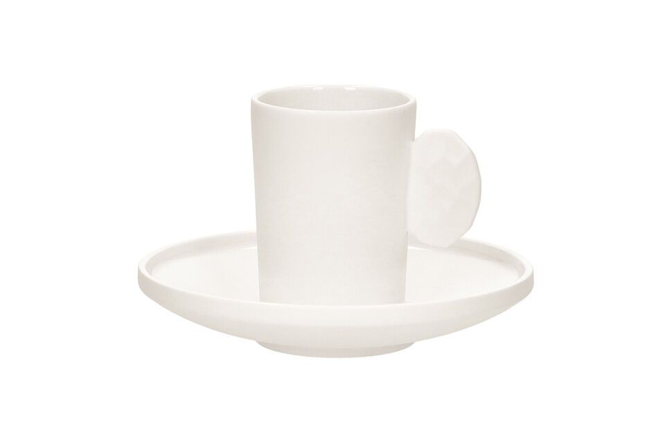 Taza de porcelana blanca Leggero Pomax