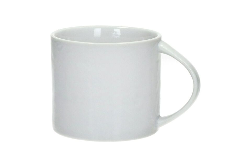 Taza de porcelana blanca Porcelino White Pomax