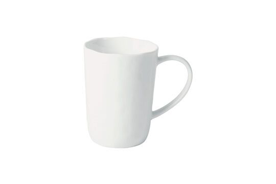 Taza de porcelana Porcelino Blanco Clipped