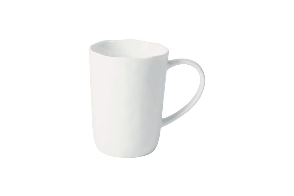 Taza de porcelana Porcelino Blanco Pomax