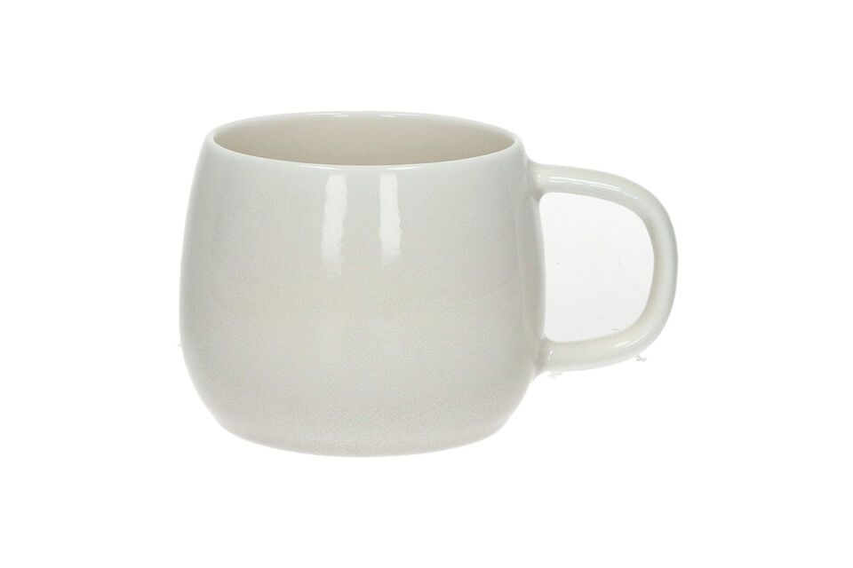 Taza pequeña de porcelana beige Biscotti Pomax