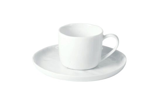 Taza pequeña de porcelana blanca Porcelino White Clipped