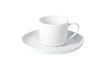 Miniatura Taza pequeña de porcelana blanca Porcelino White 1