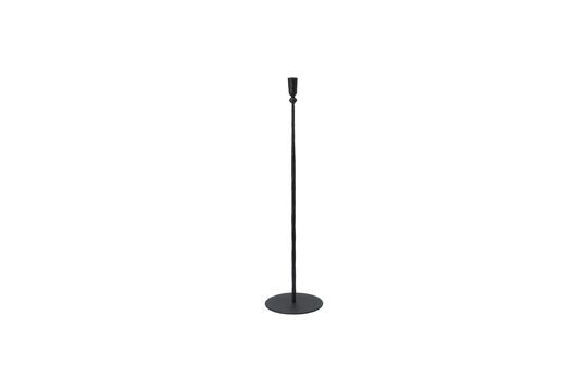 Trivo candelabro pequeño de metal negro Clipped