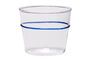 Miniatura Vaso de agua de cristal azul Orbit Clipped