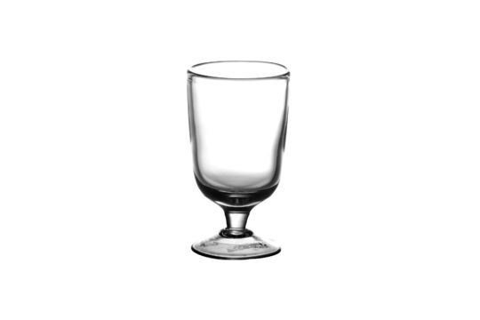 Vaso de agua de cristal transparente Wilma Clipped